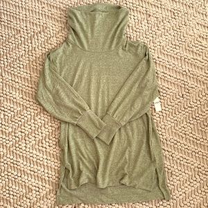 NWT: Anthropologie Maeve cowl neck tunic in moss/sage
